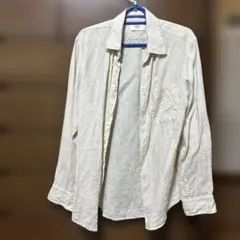 ユニクロ　コットンリネンシャツ