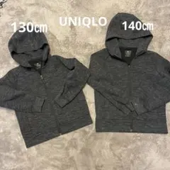 UNIQLO フード付きジップアップパーカー
