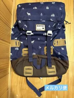 BURTON バックパック リュック 鹿柄 ネイビーのサムネイル
