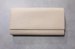 JIL SANDER★新品8.7万ジルサンダー ピンクベージュ3つ折レザー長財布のサムネイル