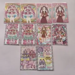 名探偵プリキュア　キュアミスティック 小林みくる　カード&シールセット
