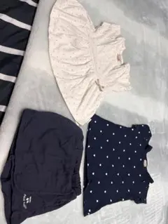 petit main トップス2点とショートパンツセット