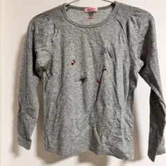 used familiar 長袖カットソー 140サイズ グレー