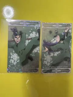 映画　忍たま　アニカフェ　箔押しカード　立花仙蔵　潮江文次郎　②