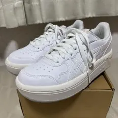 【未使用】asics JAPAN S ST ホワイト 厚底