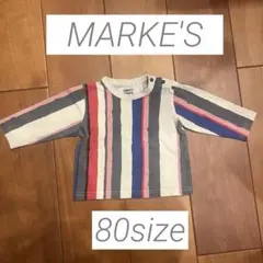 美品 80サイズ マーキーズ ロンT トップス オシャレ