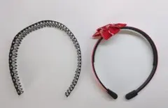 カチューシャ２点（レディース・子供用セット）