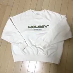 MOUSSY アイボリー トレーナー FREE