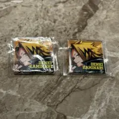 ヒロアカ 上鳴電気 アクリルバッジ 2点セット