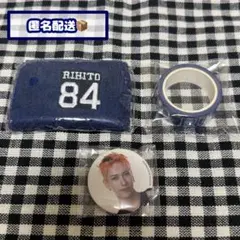 INI XQUARE 池﨑理人 カプセルトイ ガチャ リストバンド マステ 缶バ