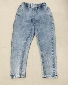 ブランシェス　テーパードデニム 140