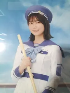 ひな図書　ポスター 海軍スタイル　高本彩花 ひな図書 第2回キング決定戦 記念品BOX 高本彩花 日向坂46 生写真