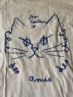Jean Cocteau 猫 バックプリントTシャツ 値下げ不可Lサイズ