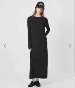 ＜ER＞ジャージー マキシワンピース