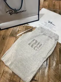 【希少モデル！】ロンハーマン RHC初代BIGロゴ スウェットパンツ グレー M