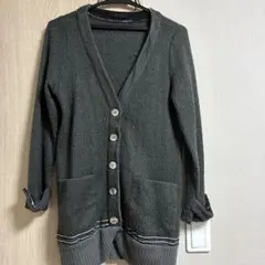 And A 長袖 カーディガン グレーのサムネイル