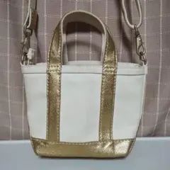 極美品L.L.Bean ミニトートバック シルバー 日本限定カラー2way | Mercari
