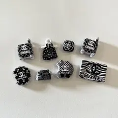 cc ブランドロゴ カスタムビーズ 8点セット