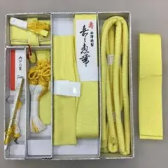 筥迫セット　[美品] 花嫁　明るい黄色　8点セット　※箱なし発送