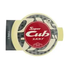 ホンダ 純正 スーパーカブ レッグシールド ステッカー 直径9cm 水色