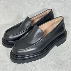 【極美品】 LEGRES レグレス 厚底 ローファー 黒 36 23㎝ レザー