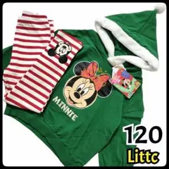 【新品】リトシー ディズニー セットアップ パーカー クリスマス 120