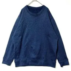 ユニクロ スウェット プルオーバー L ネイビー 普段着 部屋着 ry