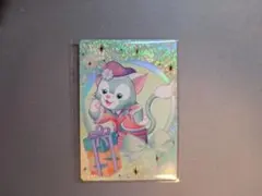 香港ディズニー 20周年　ダッフィー&フレンズ トレカ ジェラトーニ　レア