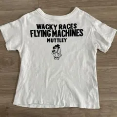 デニムダンガリーWACKY RACESTシャツホワイト120cm