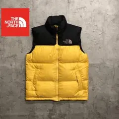 SALE中！ザノースフェイス　ダウンベスト　イエローブラックS 700 ヌプシ