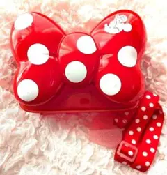 リボン型ミニーちゃんポップコーンバケット 赤