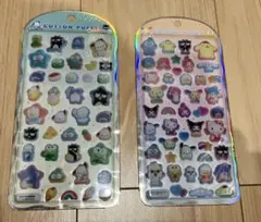 ☆*す様 コットンパフィーシール サンリオキャラクターズ　はぴだんぶい　2枚セッ