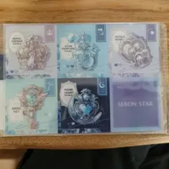 くじメイト　セボンスター　spin　アクリルパネル　ブルー