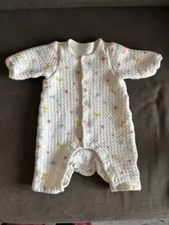 ミキハウスホットビスケッツ動物星総柄キルティングツーウェイオール60cm