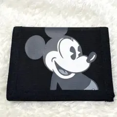 ディズニー ミッキー 定期入れ パスケース カードケース コンパクト ブラック