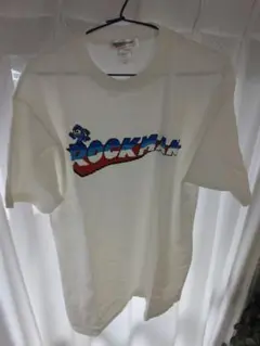 ロックマン　Tシャツ　白　Lサイズ　Right-on　ライトオン