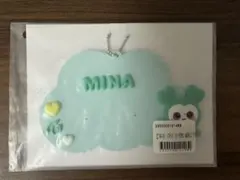新品・未開封 TWICE ミナ　ラバーネームキーホルダー