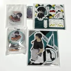 呪術廻戦 懐玉 アクリルスタンド まるくじ 缶バッジ ホログラム 伏黒甚爾