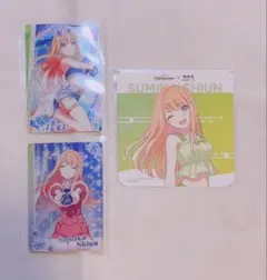 学マス 紫雲清夏 ウエハース2 カード 極楽湯 コースター