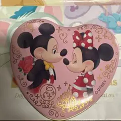 東京ディズニーリゾート ミッキー ミニー ハート型缶