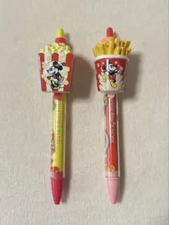 ディズニー　フードモチーフボールペン 2本セット