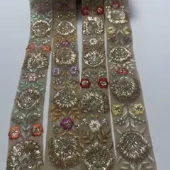 Y*d様 インド刺繍リボン　各1mセット