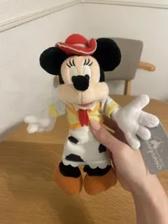【非売品・香港ディズニー限定・タグ付き】 ミニー ぬいぐるみ