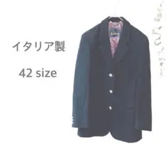 テーラードジャケット　イタリア製　毛80% レトロ　ファンキー　チェーン