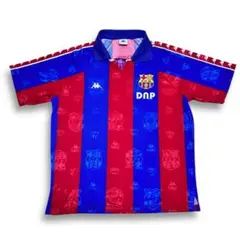 希少】90s Kappa FCバルセロナ ユニフォーム ゲームシャツ Lサイズ