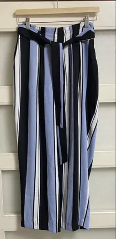 ウェストゴム　ストライプパンツ　M
