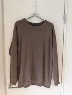 Good onブラウン ラグランスリーブ スウェット