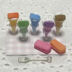 ♡ミニチュアカラフルスイーツセットNo.127