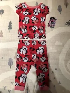 【新品・タグ付】ディズニー♡ミニー♡ベビー用　春夏パジャマ　セットアップ