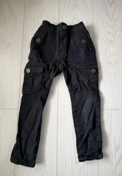 BURBERRY 黒 カーゴパンツ 100Aのサムネイル